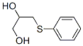 结构式 CAS# 5149-48-4, 3-(苯硫基)-1,2-丙烷二醇