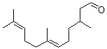 CAS 登录号：51513-58-7， (6E)-3,7,11-三甲基十二碳-6,10-二烯醛