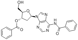 CAS 登录号：51549-54-3， N6,3'-O-二苯甲酰-2'-脱氧腺苷
