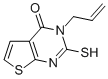 CAS 登录号：51550-04-0， 3-烯丙基-2-巯基噻吩并[2,3-d]嘧啶-4(3H)-酮