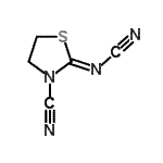 CAS 登录号：515856-60-7， [(2Z)-3-氰基-1,3-噻唑烷-2-亚基]氰胺