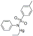 CAS 登录号：517-16-8， N-(乙基汞)甲苯-4-磺酰苯胺