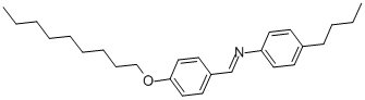 structure of CAS# 51749-28-1, 4-Nonyloxybenzylidene-4'-Butylaniline;(4-Butylphenyl)-(4-Nonoxybenzylidene)Amine;P-Nonyloxybenzylidene P-Butylaniline;P-Nonyloxybenzylidene-P-Butylaniline
