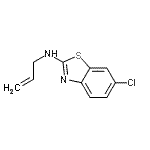 CAS 登录号：51786-94-8， N-烯丙基-6-氯-1,3-苯并噻唑-2-胺