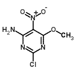 CAS#: 519047-11-1， 2-Chloro-6-Methoxy-5-Nitro-4-Pyrimidinamine