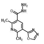 CAS 登录号：519152-90-0， 2,6-二甲基-5-(1,3,4-恶二唑-2-基)烟酰肼
