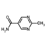 CAS 登录号：5194-33-2， 2-甲基-5-嘧啶甲酰胺