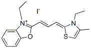 CAS 登录号：51943-58-9， 3-乙基-2-[3-(3-乙基-4-甲基-3H-噻唑-2-亚基)丙-1-烯基]苯并恶唑鎓碘化物