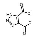 CAS 登录号：51982-33-3， 1H-1,2,3-三唑-4,5-二甲酰氯