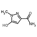CAS 登录号：51985-96-7， 5-羟基-1-甲基-1H-吡唑-3-甲酰胺