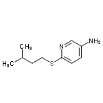 CAS 登录号：52025-23-7， 6-[(3-甲基丁基)硫基]-3-吡啶胺