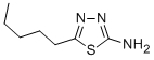 structure of CAS# 52057-90-6, 5-Pentyl-2-amino-1,3,4-thiadiazole;(5-Amyl-1,3,4-Thiadiazol-2-Yl)Amine;Mls000532028;Smr000136970
