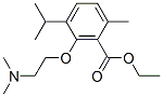 CAS 登录号：52073-23-1， 3-[2-(二甲基氨基)乙氧基]对伞花烃-2-羧酸乙酯