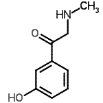CAS 登录号：52093-42-2， 1-(3-羟基苯基)-2-(甲基氨基)乙酮