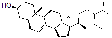 CAS 登录号：521-03-9， delta7-豆甾烯醇