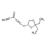 CAS 登录号：521078-62-6， 6-[(4R)-2,2-二乙基-1,3-二氧戊环-4-基]-1,4-己二炔-3-酮