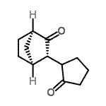 CAS 登录号：521080-30-8， (1R,3S,4S)-3-(2-氧代环戊基)双环[2.2.1]庚烷-2-酮