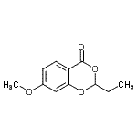 CAS 登录号：521097-00-7， 2-乙基-7-甲氧基-4H-1,3-苯并二氧杂环己-4-酮