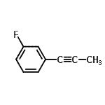 CAS 登录号：52112-24-0， 1-氟-3-(1-丙炔-1-基)苯