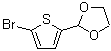 结构式 CAS# 52157-62-7, 2-(5-溴-2-噻吩基)-1,3-二氧戊环