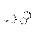 CAS 登录号：52184-79-9， N-氰基-1H-苯并咪唑-1-甲脒