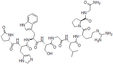 CAS#: 52186-43-3， Des-Tyr(5)-Lhrh