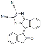 CAS 登录号：52197-19-0， 9-(2,3-二氢-2-氧代-1H-茚-1-亚基)-9H-茚并[1,2-b]吡嗪-2,3-二甲腈