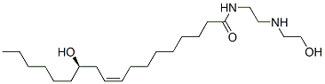 CAS 登录号：52206-49-2， (9Z,12R)-12-羟基-N-[2-[(2-羟基乙基)氨基]乙基]-9-十八碳烯酰胺
