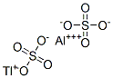 CAS 登录号：52238-56-9， 硫酸铊铝盐