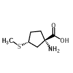 CAS 登录号：52474-46-1， (1S,3R)-1-氨基-3-(甲硫基)环戊烷羧酸