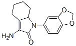 CAS 登录号：52480-74-7， 3-氨基-1-(1,3-苯并二氧戊环-5-基)-1,4,5,6,7,7alpha-六氢-2H-吲哚-2-酮