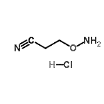 CAS 登录号：5251-74-1， 3-(氨基氧基)丙腈盐酸盐(1:1)