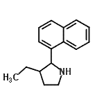 CAS 登录号：525537-17-1， 3-乙基-2-(1-萘基)吡咯烷