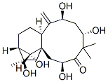 CAS 登录号：52557-31-0， (3R,4R,5aS,7S,10S,12S,13aS,14R)-2,3,4,5,6,7,9,10,11,12,13,13alpha-十二氢-4,7,10,12,14-五羟基-4,9,9-三甲基-13-亚甲基-3,5alpha-甲桥-5aH-环庚并环癸烯-8(1H)-酮