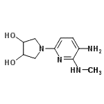 CAS 登录号：526184-84-9， 1-[5-氨基-6-(甲基氨基)-2-吡啶基]-3,4-吡咯烷二醇