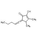 CAS 登录号：526201-83-2， 2-羟基-3,4-二甲基-5-(1-戊烯-1-亚基)-2-环戊烯-1-酮