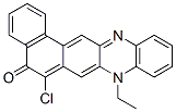 CAS 登录号：52736-85-3， 6-氯-8-乙基萘并[1,2-b]吩嗪-5(8H)-酮