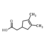 CAS 登录号：52737-31-2， (3,4-二甲基-3-环戊烯-1-基)乙酸