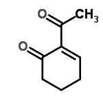 CAS 登录号：52784-38-0， 2-乙酰基-2-环己烯-1-酮