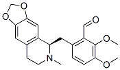 CAS 登录号：52801-27-1， (+)-2,3-二甲氧基-6-[[(5R)-5,6,7,8-四氢-6-甲基-1,3-二氧杂环戊并[4,5-g]异喹啉-5-基]甲基]苯甲醛