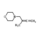 CAS 登录号：52801-72-6， 4-(2-甲基-2,3-丁二烯-1-基)吗啉