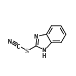 CAS 登录号：5285-94-9， 1H-苯并咪唑-2-基硫氰酸酯