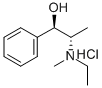 CAS 登录号：530-35-8， [R-(R*,S*)]-alpha-[1-(乙基甲基氨基)乙基]-苯甲醇盐酸盐