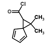 CAS 登录号：53018-39-6， 2,2-二甲基螺[2.4]庚-4,6-二烯-1-甲酰氯