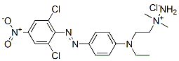 CAS 登录号：53048-62-7， 1-[2-[[4-[(2,6-二氯-4-硝基苯基)偶氮]苯基]乙基氨基]乙基]-1,1-二甲基肼氯化物