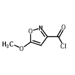 CAS 登录号：53064-59-8， 5-甲氧基-1,2-恶唑-3-甲酰氯