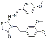 CAS#: 53068-40-9， 4-Methoxybenzaldehyde [3-[2-(3,4-Dimethoxyphenyl)Ethyl]-4-Oxothiazolidin-2-Ylidene]Hydrazone