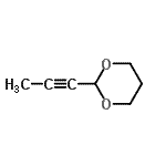CAS 登录号：53106-42-6， 2-(1-丙炔-1-基)-1,3-二恶烷