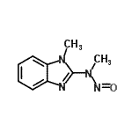 CAS 登录号：53114-98-0， N,1-二甲基-N-亚硝基-1H-苯并咪唑-2-胺