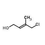 CAS 登录号：53170-97-1， (2E)-4-氯-3-甲基-2-丁烯-1-醇